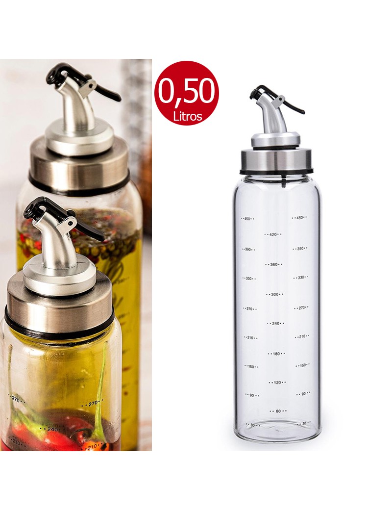 GARRAFA AZEITE EBANO 0,50L VIDRO