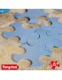 ANTIDESLIZANTES WC 0485/10  PUZZLE BRANCO C/VENTOSA