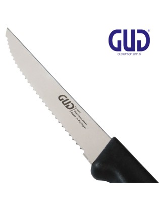 FACA GUD SERRILHA CONJ.12 10CM CABO PLST PRETO 002407152