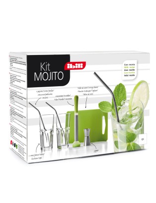 CONJUNTO COCKTAIL IBILI 798000 P/MOJITO 7 PEÇAS