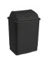 BALDE LIXO 795 PRETO 26L C/TP BASCULANTE PLST