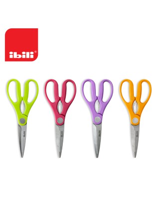 TESOURA COZINHA IBILI 704904C CLASICA CORES SORT. 22CM INOX