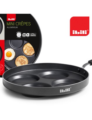 CREPEIRA IBILI 406604 INDUBASIC 26CM C/4 MOLDES 9CM