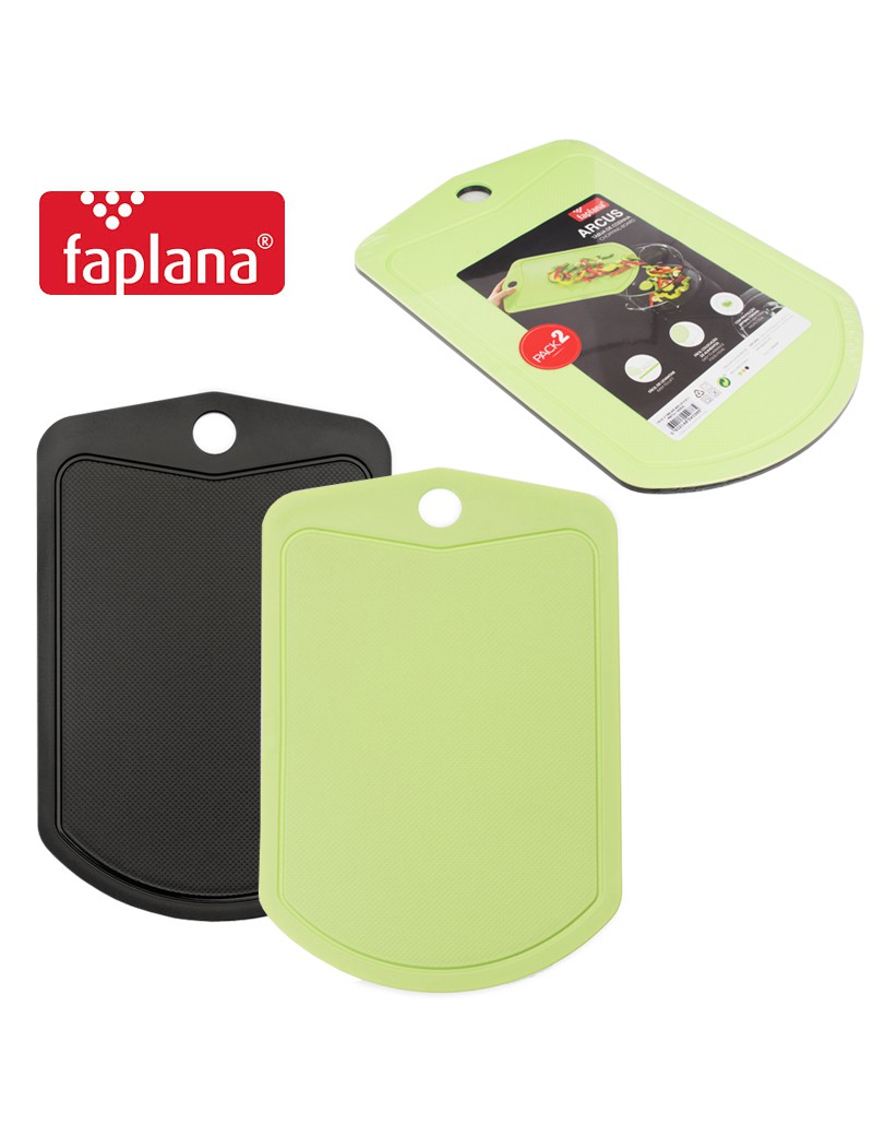 TABUA COZINHA ARCUS 815 CONJ.2 PRETO+VERDE 350X230X4,5MM