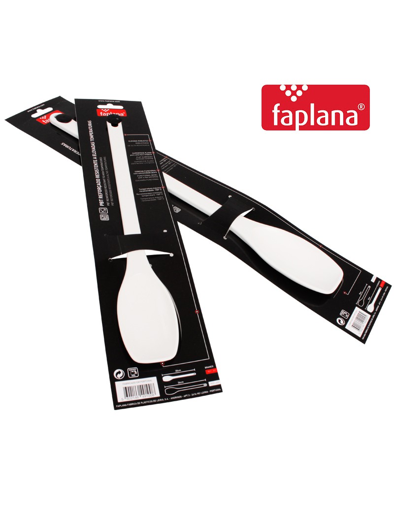 COLHER COZINHA 202 BRANCA 36CM PBT
