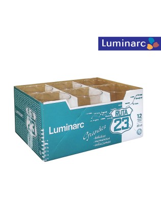 COPO LUMINARC RUTA 23CL CONJ.12 VIDRO