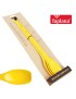 COLHER COZINHA 210 CONJ. 3 AMARELA 25/30/36CM PBT