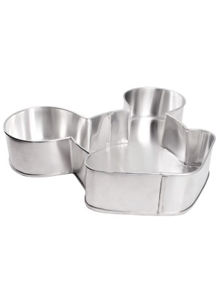FORMA MOUSE ALUMINIO 36X31X7CM