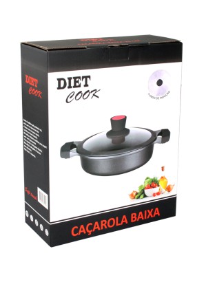CAÇAROLA DIET COOK BAIXA Ø32CM INDUÇAO