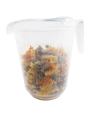 JARRO MEDIDOR HEGA 16303 1L Ø13X16CM PLASTICO TRANSPARENTE
