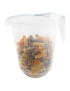JARRO MEDIDOR HEGA 16303 1L Ø13X16CM PLASTICO TRANSPARENTE