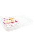 CAIXA HERMETICA HEGA 17532 DUPLA 0,75L 29X18X3,5CM PLST