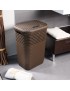 CESTO ROUPA 439 NATURE CASTANHO 42X33X58CM 60L PLST