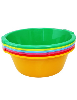 BACIA PL Nº4 16L 44X18CM CORES SORTIDAS PLST
