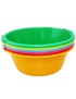 BACIA PL Nº4 16L 44X18CM CORES SORTIDAS PLST