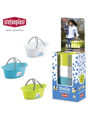 CESTO MULTIUSOS STELLA 150M OVAL 25L 60X40X25CM PLST SORT