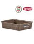 CESTO MULTIUSOS 30931 ELEGANCE TORTORA M 25X19,5X6CM PLST
