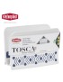 PORTA GUARDANAPOS TOSCA 55351 BRANCO/AZUL 7,5X15,5X11CM