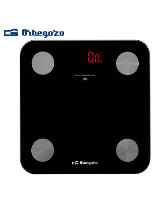 BALANÇA WC ORBEGOZO PB 3000 DIGITAL BLUETOOTH VIDRO 26X26CM