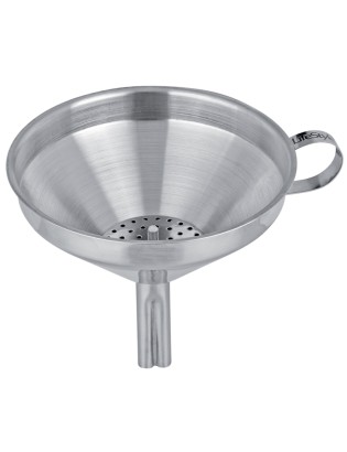 FUNIL LS 2509 C/FILTRO Ø12X12CM INOX