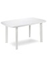 MESA OVAL FARO 3001 BRANCA 140X90CM