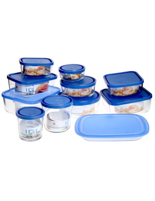 IGLOO CAIXA VIDRO RETANGULAR 80CL 26X18,5X3,4CM