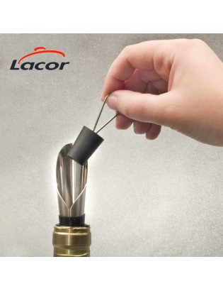 BOQUILHA SERVIDORA INOX + TAMPAO 63022 LACOR