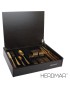 FAQUEIRO 24 P. H LUXOR PVD OURO MATE C/ESTOJO MADEIRA