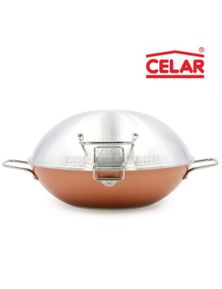 CATAPLANA CELAR CUPRIC COBRE 28CM INDUÇAO