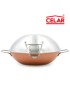 CATAPLANA CELAR CUPRIC COBRE 28CM INDUÇAO