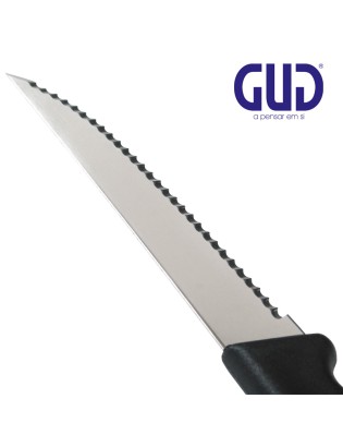 FACA GUD SERRILHA CONJ.12 10CM CABO PLST PRETO 002407152