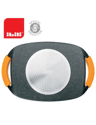 GRELHADOR IBILI 409523 STONE PLANO 36X23CM ANTIAD. INDUÇAO