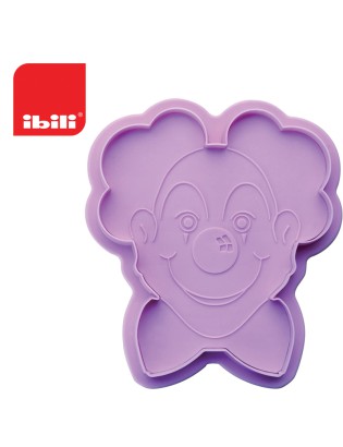 CORTA-MASSAS IBILI 795001 PALHAÇO C/EXPULSOR 14X12CM PLST