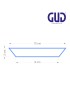 FORMA TARTINHA GUD CANELADA 10X2CM CONJ.6 F. SOLTO ANTI-ADER