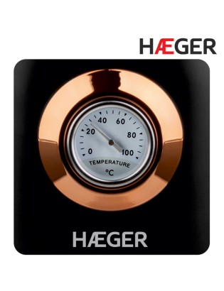 JARRO ELETRICO HAEGER ART DECO BLACK EK-22B.024A 1,7L 2200W