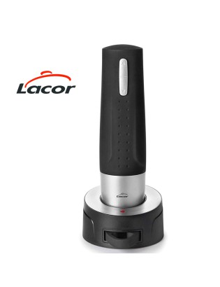SACA ROLHAS LACOR 63054 ELETRICO C/BASE CARREGADOR 18W 25CM