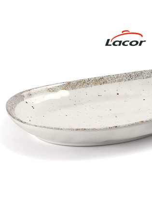 TRAVESSA LACOR 63854 EARTH LAGRIMA 28,2X21,4CM MELAMINA