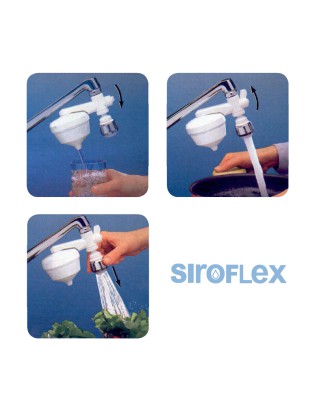 PURIFICADOR AGUA 2650/1S UNIVERSAL 3-A CROMADO/BRANCO