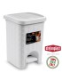 BALDE LIXO 30100 ELEGANCE BRANCO 6L 20,5X20,5X28CM PLST