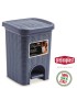 BALDE LIXO 30118 ELEGANCE AZUL NAVY 6L 20,5X20,5X28CM PLST