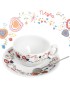 CHAVENA CHA GUD NAMORADOS PORCELANA Ø9,5X12X6CM