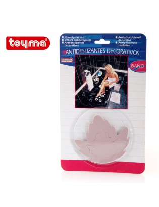 ANTIDESLIZANTES WC 0482/04  FOLHAS ROSA 11CM