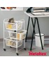 341803 SAN DIEGO - CARRO 3 PRATELEIRAS MET 30X38X68CM