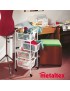SAN DIEGO 341804 - CARRO 4 PRATELEIRAS PLAST. MET 30X38X83CM