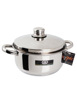 CAÇAROLA GUD EPIC 26X10,5CM INOX INDUÇAO