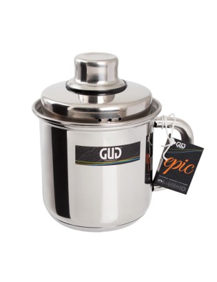 FERVEDOR GUD EPIC 12X9CM INOX INDUÇAO