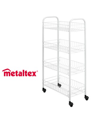 PISA 340634 - CARRO 4 PRATELEIRAS  MET 41X23X84CM