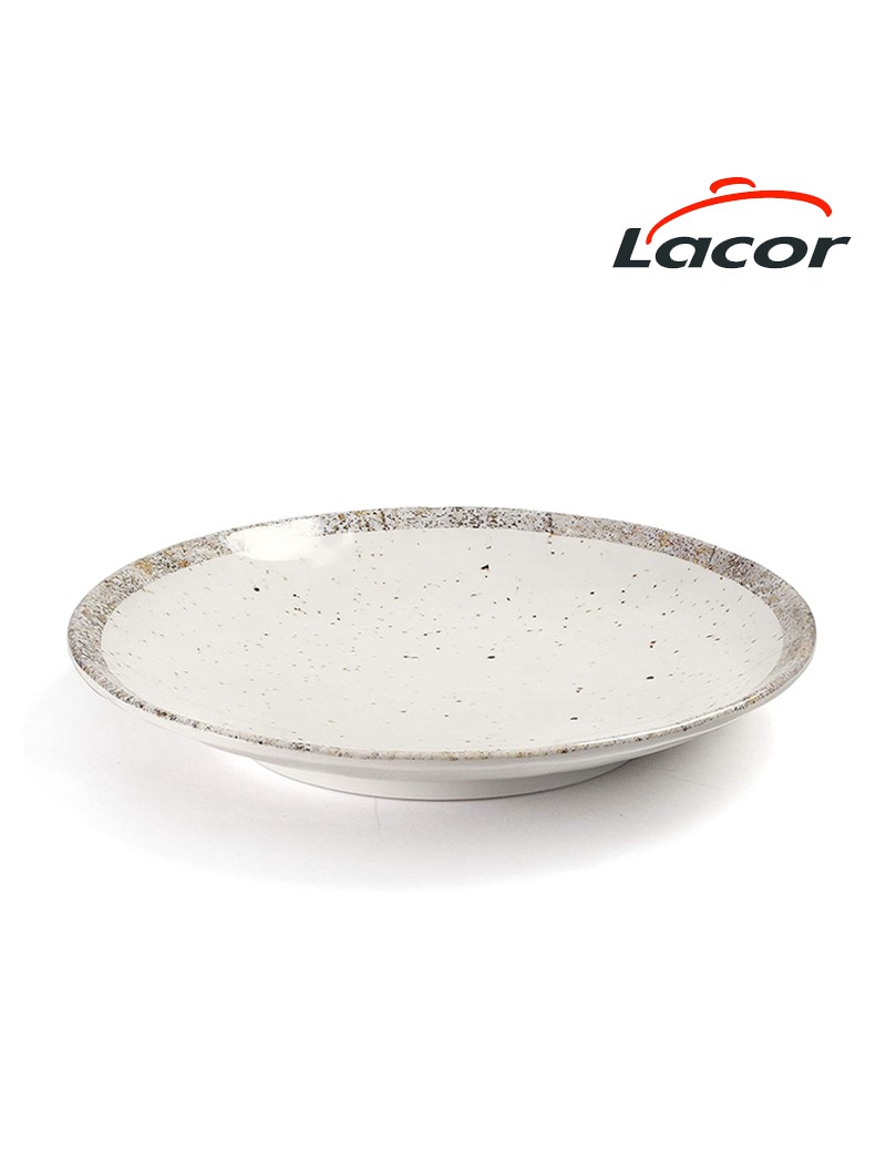 PRATO S/MESA LACOR 63843 EARTH Ø21,5CM MELAMINA