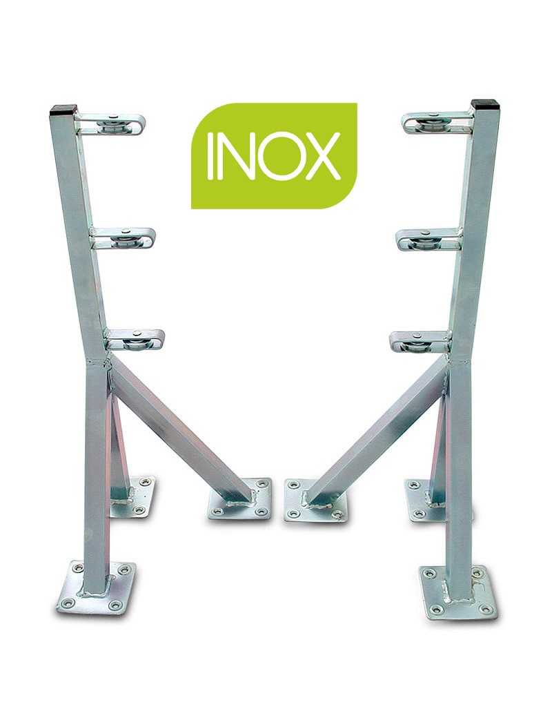 ESTENDAL GM 12500003 APARAFUSAR TUBO INOX 3RODAS PK2
