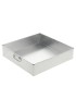 FORMA BOLO QUADRADO 32X32X10CM ALUMINIO